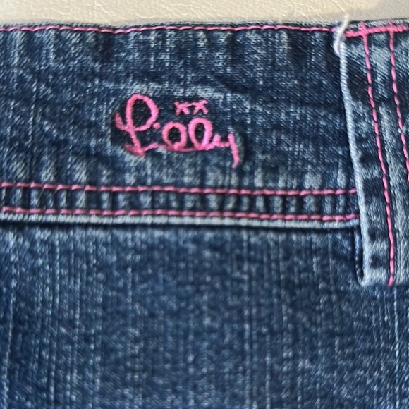 Lilly Pulitzer Blue Mini Skirt Casual Embroidered - Picture 7 of 10